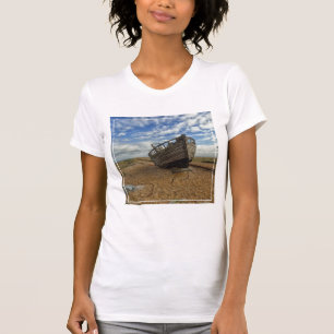 Verlaten Wooden Vissen Boat   Dungeness T-shirt