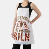 Verleend aan Kiln Pottery Maker keramiek Schort (Insitu)