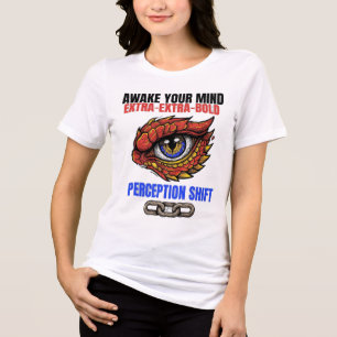 Verleg je mentale perceptie Tri-Blend shirt