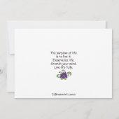 Verleg je Mind_Flat-kaart 7"x5" (Achterkant)