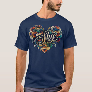 Verlegen VIGNETTE KLEUR T-shirt