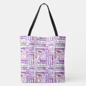 Verleidelijk, enz. Canvas tas (Achterkant)