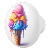 Verleidelijk ijs keramische knop (Rechts)