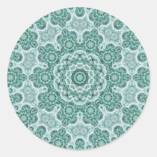 verleidelijk in blauwgroen sticker