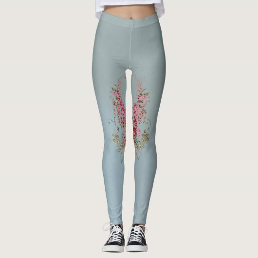 Verleidelijke bloemen - Leggings (Voorkant)