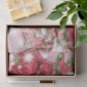Verleidelijke Roze Rozen Tissuepapier (Geschenk)