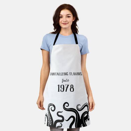 Verleidelijke smaken All-Over Print Schort (Gedragen)