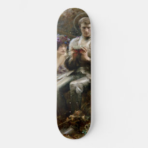 Verleiding van Sir Percival (Middeleeuwse Ridder) Skateboard