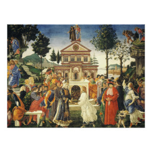 Verleidingen van Christus door Sandro Botticelli Perfect Poster
