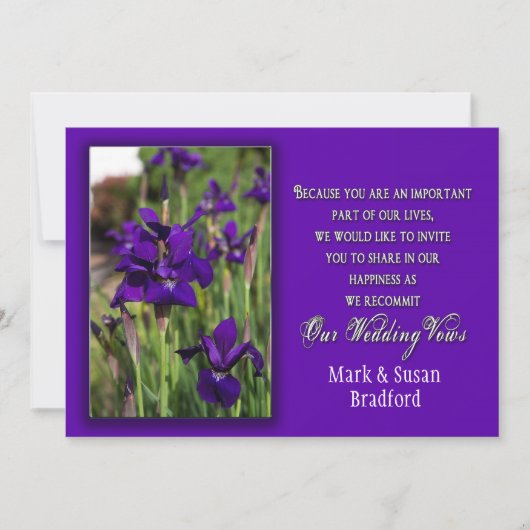 VERLENGING VAN WEDENDE STEMMEN - INVITATIE - PAARS KAART (Voorkant)