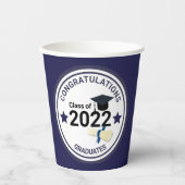 Verlengingsklasse afstuderen 2022 papieren bekers (Voorkant)