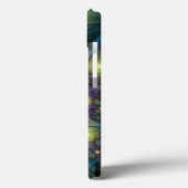Verlicht Abstract Blauw Paars Fractal Art Name Case-Mate iPhone Case (Achterkant / Links)