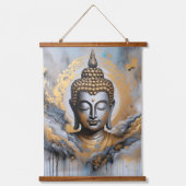 Verlicht Boeddha Hangend Wandkleed (Voorkant)