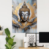 Verlicht Boeddha Poster (Thuiskantoor)