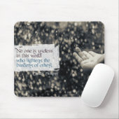 verlicht de last van anderen muismat (Met muis)