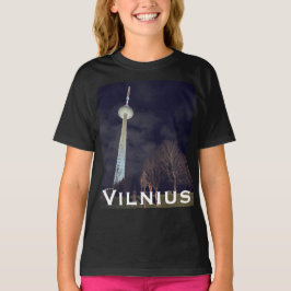 Verlicht de Nacht: Vilnius TV-toren, Litouwen T-shirt