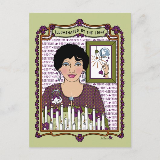 Verlicht door het Light_A_ Briefkaart (Voorkant)