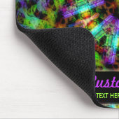 verlicht Geometrische Mandala Mousepad Muismat (Hoek)