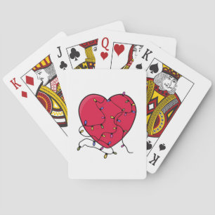 Verlicht hart pokerkaarten
