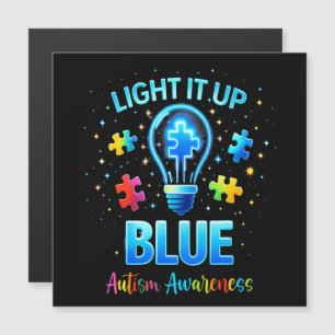 Verlicht het Blauw Autistisch Autisme Bewustzijn