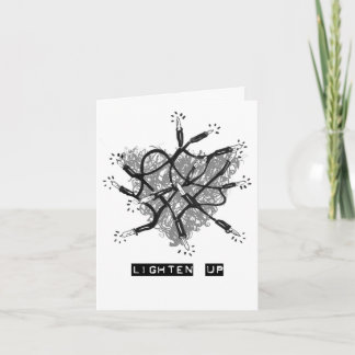 'Verlicht het' Feestdagen Kaart