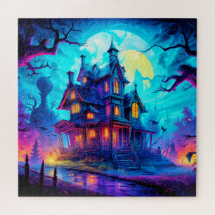 Verlicht Huis van Horrors Legpuzzel