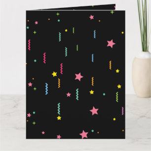 Verlicht hun dag! Persoonlijke confetti verjaardag Kaart