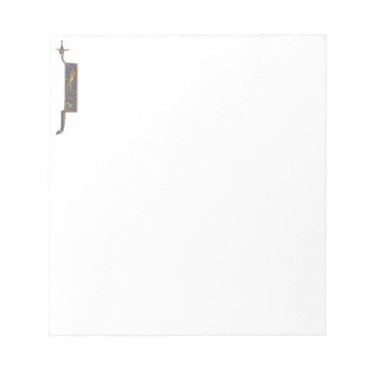 Verlicht Initiaal J Notitieblok (Voorkant)