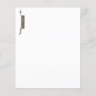 Verlicht Initiaal J-papier