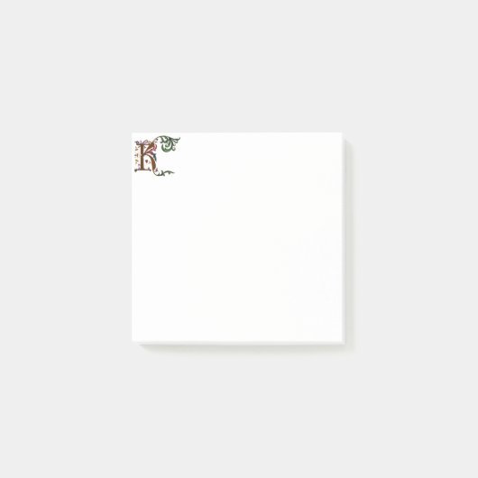 Verlicht Initiaal K PostIt Post-it® Notes (Voorkant)