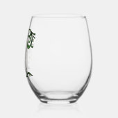 Verlicht Initiaal K Wijnglas Zonder Voet (Links)