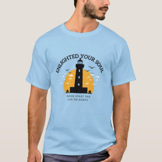 Verlicht je ziel T-shirt: Inspirerend & omhoog T-shirt