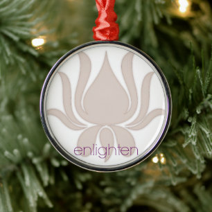 Verlicht Lotus Metalen Ornament