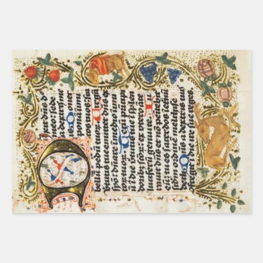 Verlicht Manuscript Wrapping Paper (Voorkant)