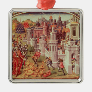 verlicht miniatuur van universeel metalen ornament