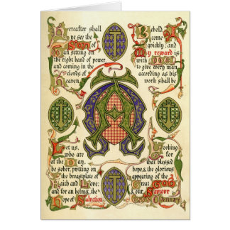 Verlicht symbool voor het festival van Advent