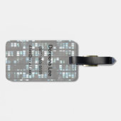 Verlicht vensterpatroon bagagelabel (Achterkant horizontaal)