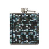 Verlicht vensterpatroon heupfles (Achterkant)