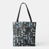Verlicht vensterpatroon tote bag (Achterkant)