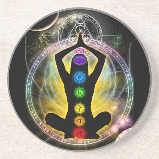 Verlicht Zandsteen Onderzetter (Voorkant)