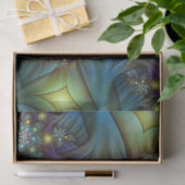 Verlichtde Abstracte glans Blauwe Paarse Kunst Tissuepapier (Geschenk)