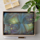 Verlichtde Abstracte glans Blauwe Paarse Kunst Tissuepapier (Geschenk)