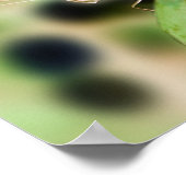 Verlichtde Natuur vlinder afdrukken Poster (Hoek)