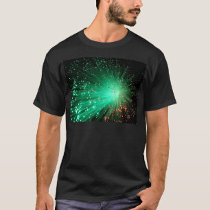 Verlichtde optische vezels t-shirt