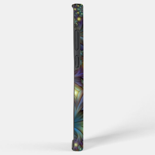 Verlichte Abstracte glanzende Blauwgroen Paarse Fr Samsung Galaxy Hoesje (Rechterkant)