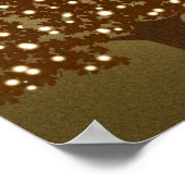 verlichte boomstammenbanner poster (Hoek)