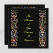 verlichte Gothische Kunst - Aangepaste Uitnodigin Kaart (Voorkant / Achterkant)