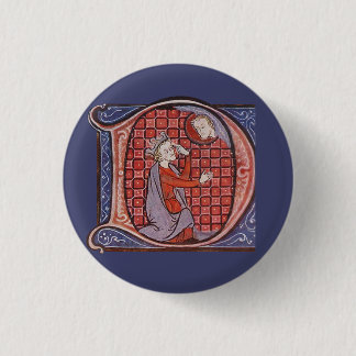 Verlichte Initiaal D-badge Ronde Button 3,2 Cm