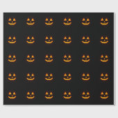 Verlichte Jack O Lantern Cadeaupapier (Vlak)