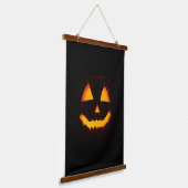 Verlichte Jack O Lantern Hangend Wandkleed (Gebogen)